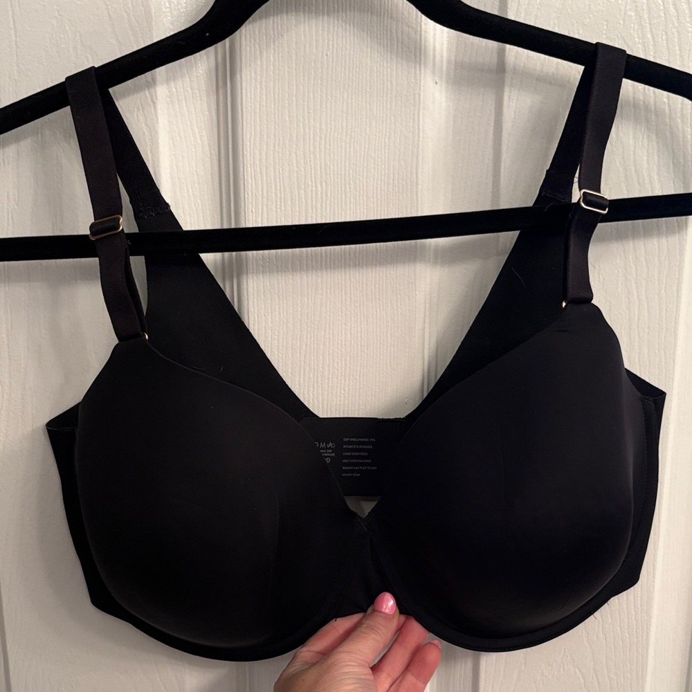 Soma Vanishing 360 Perfect Coverage Black Bra 36 DDD